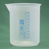 Стакан низкий Экросхим со шкалой: 100 мл ПП