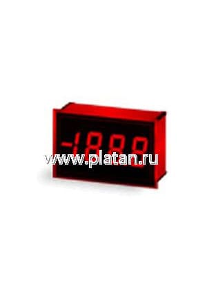 DMS-20PC-2-RS-C, Вольтметр цифровой, измерительная головка до 20В, красный