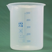 Стакан низкий Экросхим со шкалой: 500 мл ПП