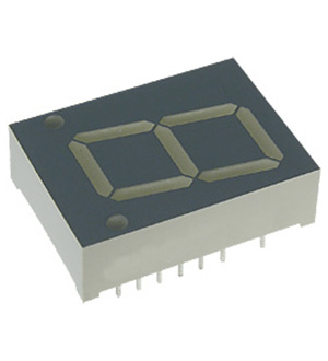 SA08-11GWA, 20.32mm single digit numeric display/green/568nm/3000-16000ucd