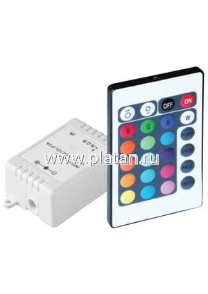ND-CRGB72IR-IP20-12V (71476), Контролер для RGB светодиодной ленты с пультом ДУ