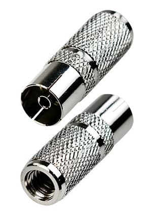 4-021, разъем телевизионный "гн" металл на кабель накрутка