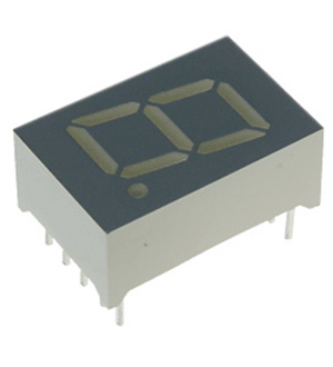 SA05-11YWA, 12.7mm single digit numeric display/yellow/588nm/1900-4700ucd