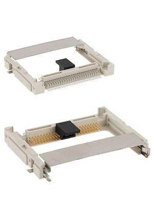 N7E50-M516RB-50-WF, держатель CompactFlash I/II карты, 31.6мм с фикс.платы
