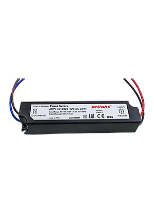 ARPV-LV12025, блок питания, (12V, 2A, 24W)