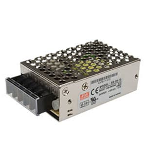 RS-25-12, PBF,компакт.AC-DC,25W,вх=88-264V,вых12Vподстр/2,1А,79х51х28мм