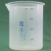 Стакан низкий Экросхим со шкалой: 800 мл ПП