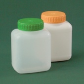 Банка прямоугольная Экросхим: 500 мл натуральная с крышкой и прокладкой ПЭ