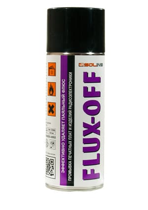FLUX OFF 400МЛ., FLUX OFF, Очиститель от флюса, аэрозоль, 400мл.
