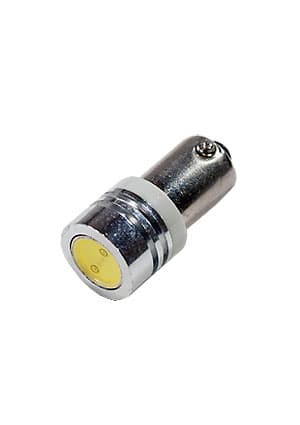 T10-RB-9S-1LED-1W-W-1, 2V, LED лампа белая T10 BA9S Round Base 1*1W