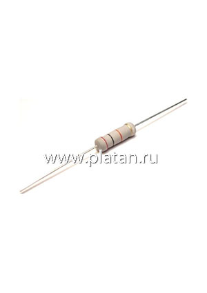 CF-100 (С1-4) 1 Вт,         5.6 Ом, 5%, Резистор углеродистый