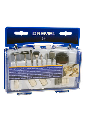 26150684JA НАБОР ОСНАСТКИ ДЛЯ ЧИСТКИ 20ШТ, Dremel