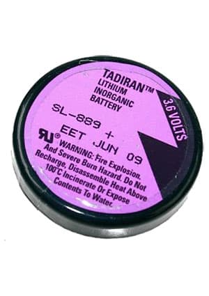 SL-889, батарейка литий тионилхлорид 3,6В 1Ачас Д33*9,6мм -55+85гр