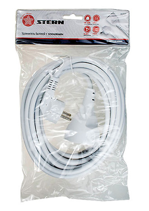 95717, Удлинитель бытовой с заземлением 3х1,5мм  5м