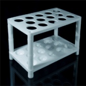 Штатив для пробирок Экросхим: 14 гнезд, h=77 мм ПП