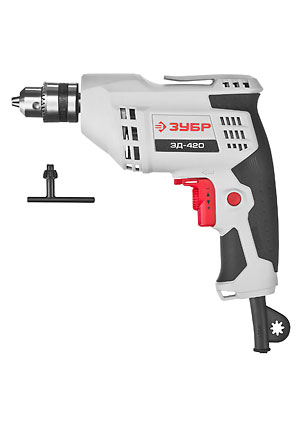 ЗД-420ЭРМ2, ДРЕЛЬ РЕВЕРСИВНАЯ ПАТРОН 10ММ, 420 ВТ