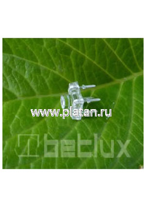 BL-FL7644PGC, Светодиод "Пиранья" зеленый чистый 140" 3000мКд 525нМ (Ultra Pure Green)