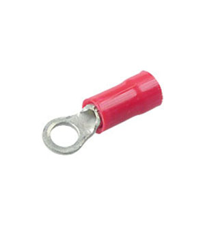 34142, PLASTI-GRIP, клемма типа О изолир.М3.5 (крас.) на пр.0.3-1.4мм2
