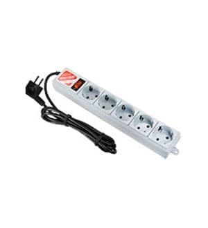 SPG-B-6, Power Cube,сетевой фильтр, 1,9м, 5 розеток, серый
