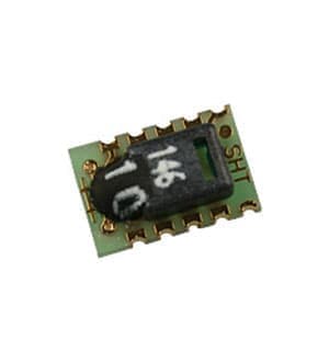 SHT10, датчик влажности и температуры, I2C,5В,точ.4.5%/0.5оС,SMD