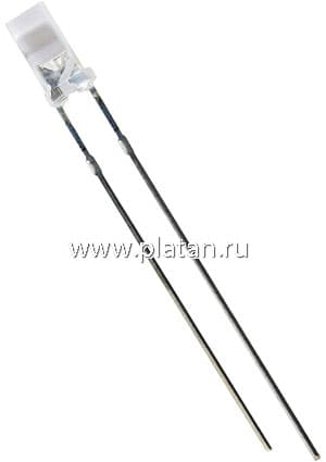 BL-L344UYC, Светодиод желтый 100" d=3мм 450мКд 590нМ (Ultra Yellow)