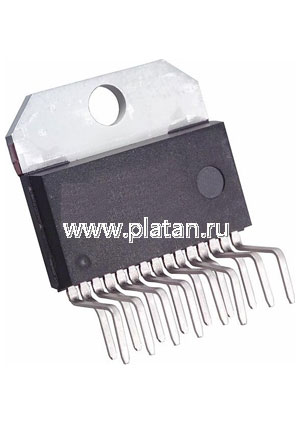 LM1876TF/NOPB, TO-220-15 Isolated, УНЧ 2x22Вт