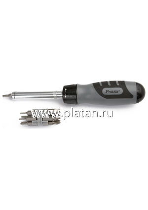 8PK-SD010, Отвертка с насадками (12шт)