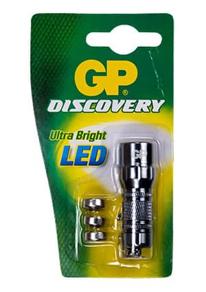 GP L043, фонарь светодиодный, (3хA76)