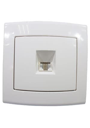 РТ4-Е РОЗЕТКА СКР. УСТ.ТЕЛЕФОННАЯ