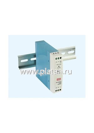 MDR-20-12, AC-DC Din, 20Вт, выход 12В/0:1,67A, рег. вых