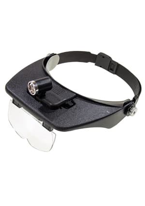 MG81001-C ОЧКИ МОНТАЖ. С LED ПОДСВ. 3 СВЕТОД.1.2Х 1.8Х 2.5Х 3.5Х
