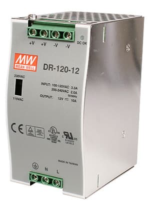 DR-120-12, источник питания 12В,120 Вт,DIN