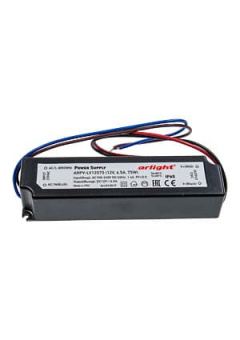 ARPV-LV12075, блок питания 12В, 6.5A, 75Вт