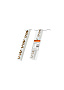SQ0802-0016, Шина соединительная 4П 100A FORK (вилка) 1м.