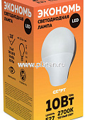 ECO-LED-GLS-E27-10W30, Лампа светодиодная 10Вт,220В