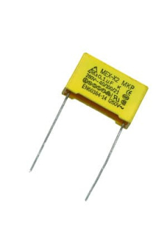 0.1UF 280VAC 10 (18x5.2x11.5) PITCH:15 CLASS X2-MKP, Class X2 0.1 мкф х 280в ±10% полипропилен.помехоподавл.MKP серия