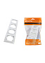 SQ1815-0035, Рамка 4-х постовая вертикальная белая "Лама"