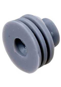 TE-179 003 СЕРЫЙ, TE-179 003, Фиксатор для провода, dвнеш.=1.00мм, dвнут.=0.80мм, серый