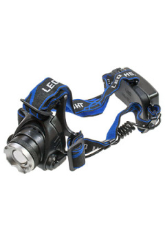 Q-19T6, Фонарик наголовный, 2 аккум. BRC18650