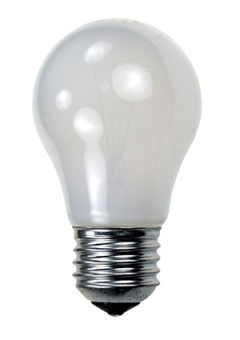 60A1/FR/E27, Лампа  60Вт, матовая, цоколь E27, D=50mm