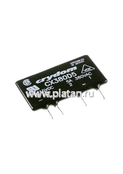 CX380D5, Реле 4-15VDC, 5A/380 VAC