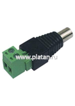 TP-004B, Разъем питания гнездо 2.1х5.5 с клеммной колодкой