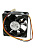 D7025BH-3, (MW-725M12C),вентил.70x70x25, подшиник, 3 pin, провод 25 см
