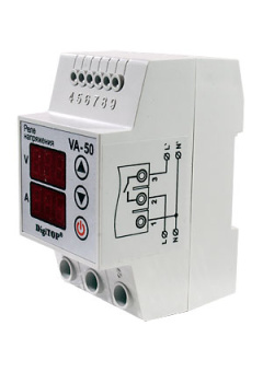 VA-50, Реле напряжения  с ограничителем мощности DIN