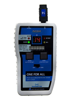 TCT-400, тестер LAN кабеля + ID определитель