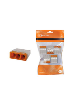 SQ0517-0122, Строительно-монтажная клемма КБМ-2273-233 (2,5мм2) с пастой (5 шт/упак)