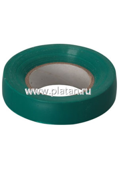 Изолента ПВХ 15мм х 20м зеленая