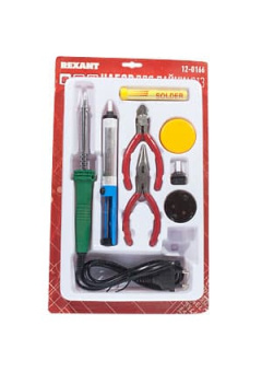 12-0166, Набор для пайки №13, 220В/30Вт, приспособления для пайки