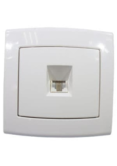 РТ4-Е РОЗЕТКА СКР. УСТ.ТЕЛЕФОННАЯ