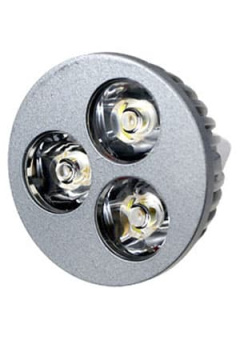 FEX106 MR16, 3x1W 12В лампа светодиодная, цвет теплый белый